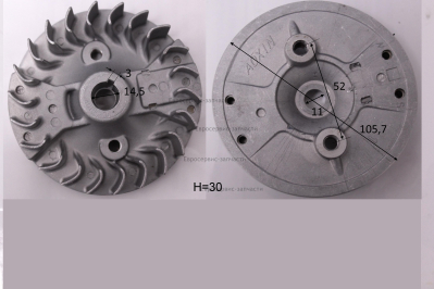 Маховик , GX35 -EN-E062 , Т35-4Т