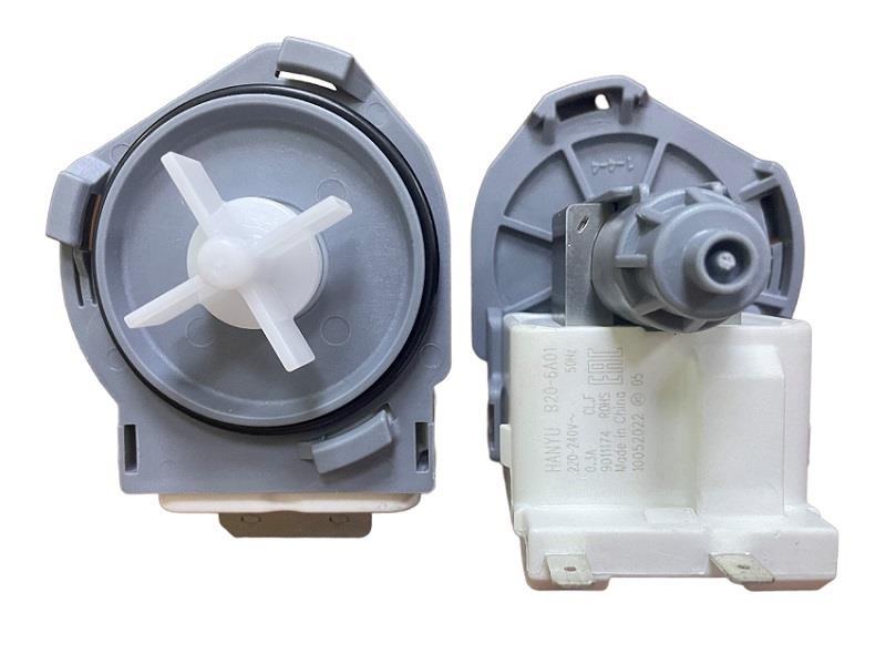 Насос  HANYU 9011174 99010220  без улитки 30W, для ПММ,  3 защелки клеммы назад раздельно ( GOR 605905, 1015860, 32007036) 40 шт|кор B30-6A